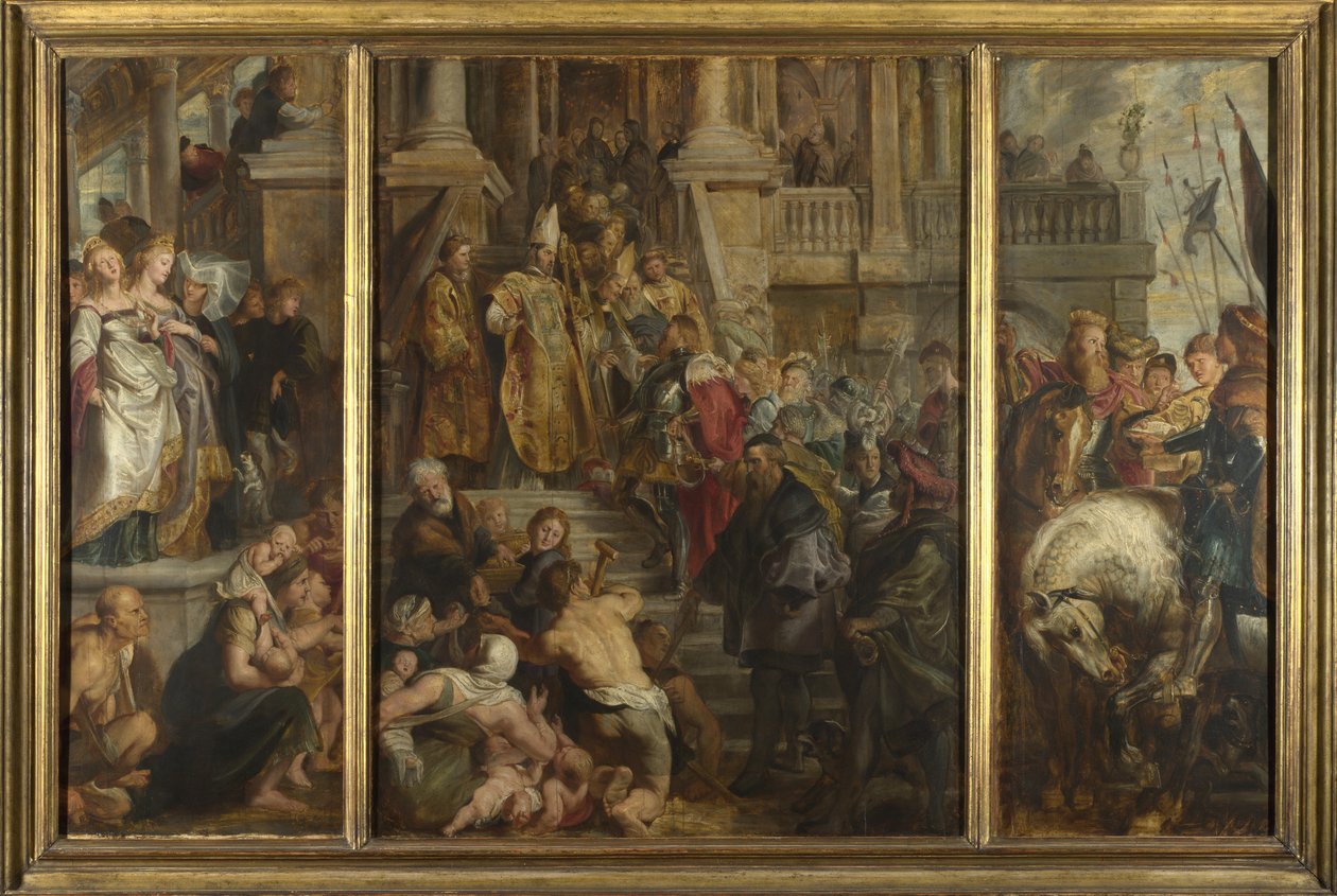 Boceto para el retablo mayor, San Bavón, Gante, 1612 de Peter Paul Rubens