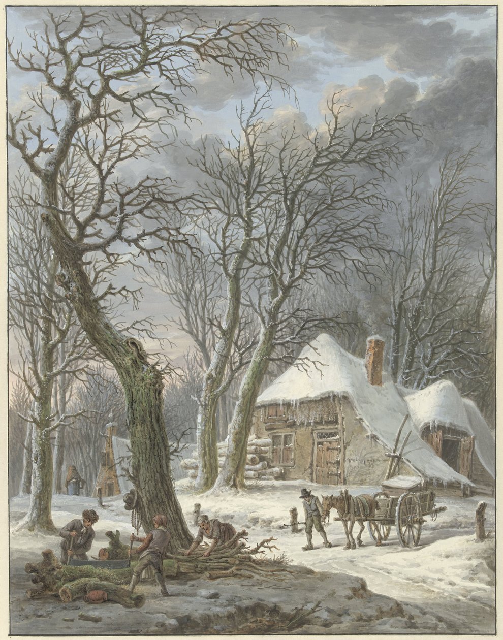 Paisaje de invierno de Pieter Pietersz. Barbiers