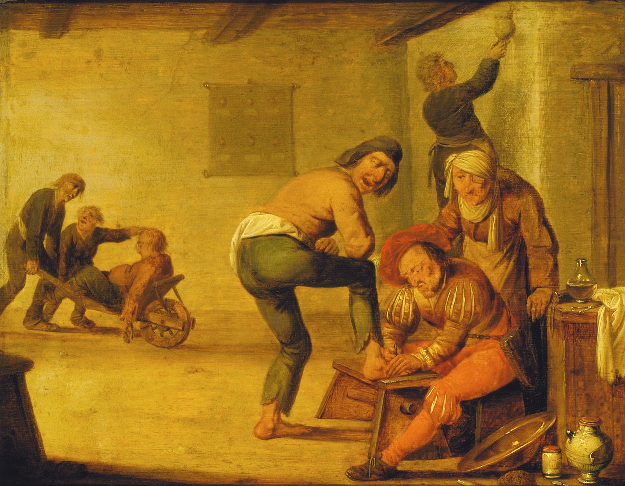 El cirujano del pueblo, 1633 de Pieter Quast