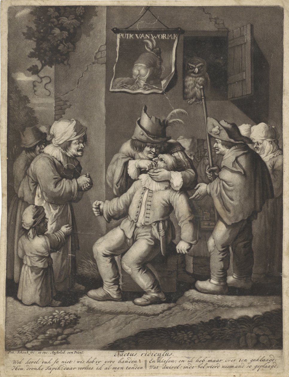 El sentimiento
Tactus ridiculus (título del objeto)
Cinco sentidos (título de la serie) de Pieter Schenk (I)