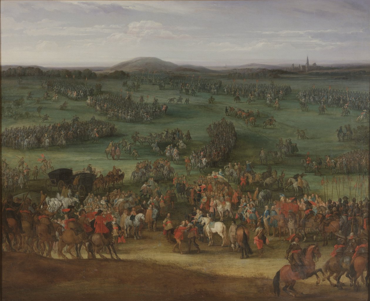 La batalla de Nördlingen el 6 de septiembre de 1634 de Pieter Snayers