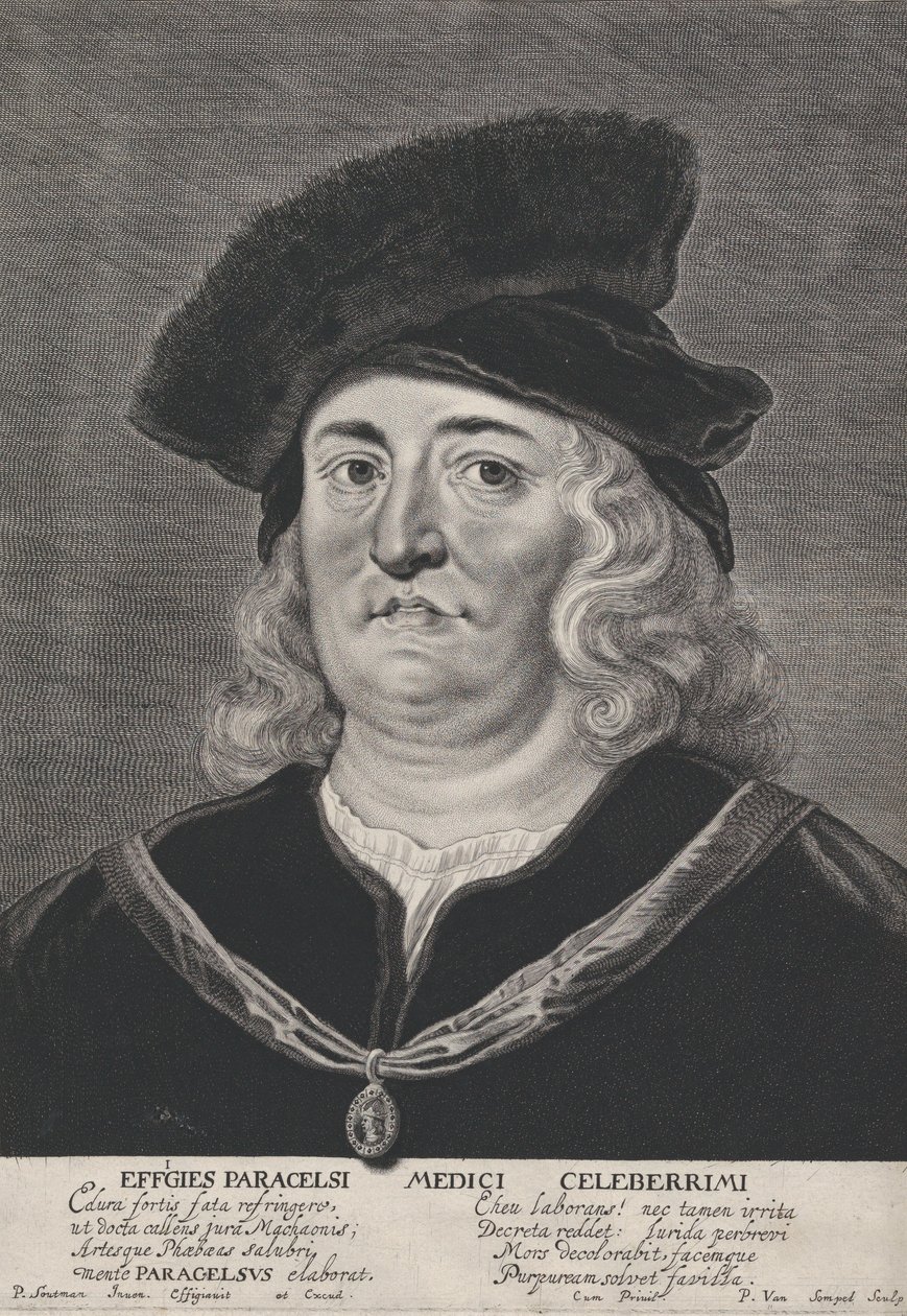 Retrato de Teofrasto Paracelso de Pieter Soutman