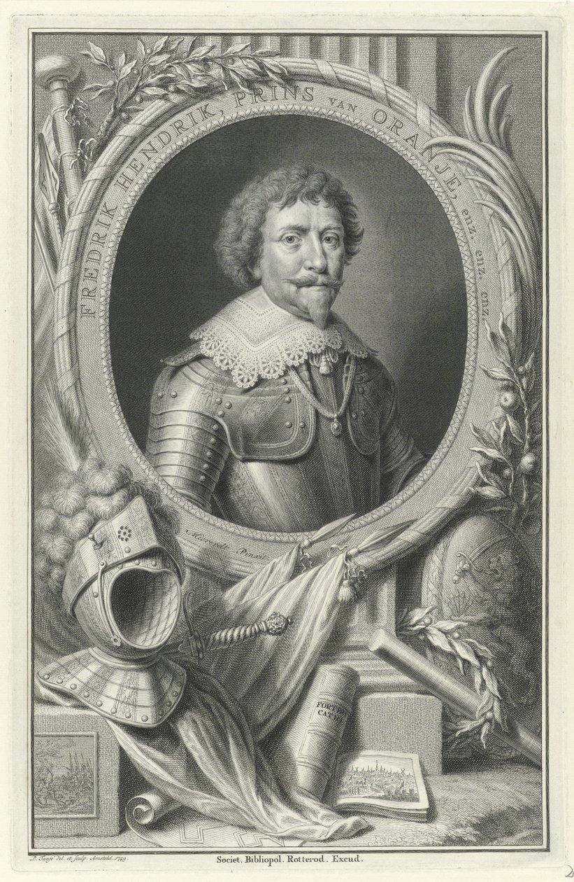 Retrato de Frederik Hendrik, Príncipe de Orange-Nassau de Pieter Tanjé