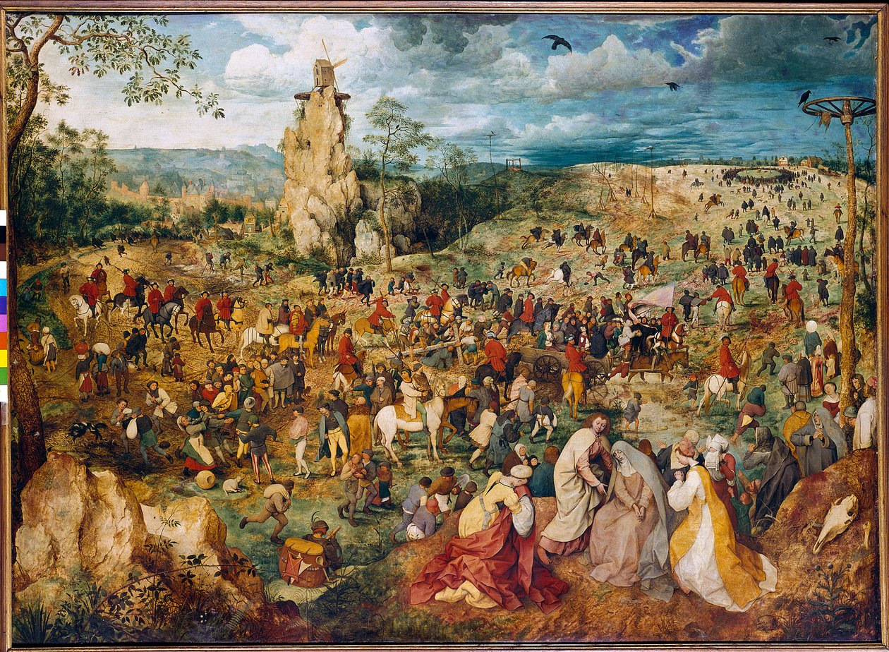 Cristo llevando la cruz. Pintura de Pieter Bruegel el Viejo (1525-1569). 1564 de Pieter Bruegel the Elder