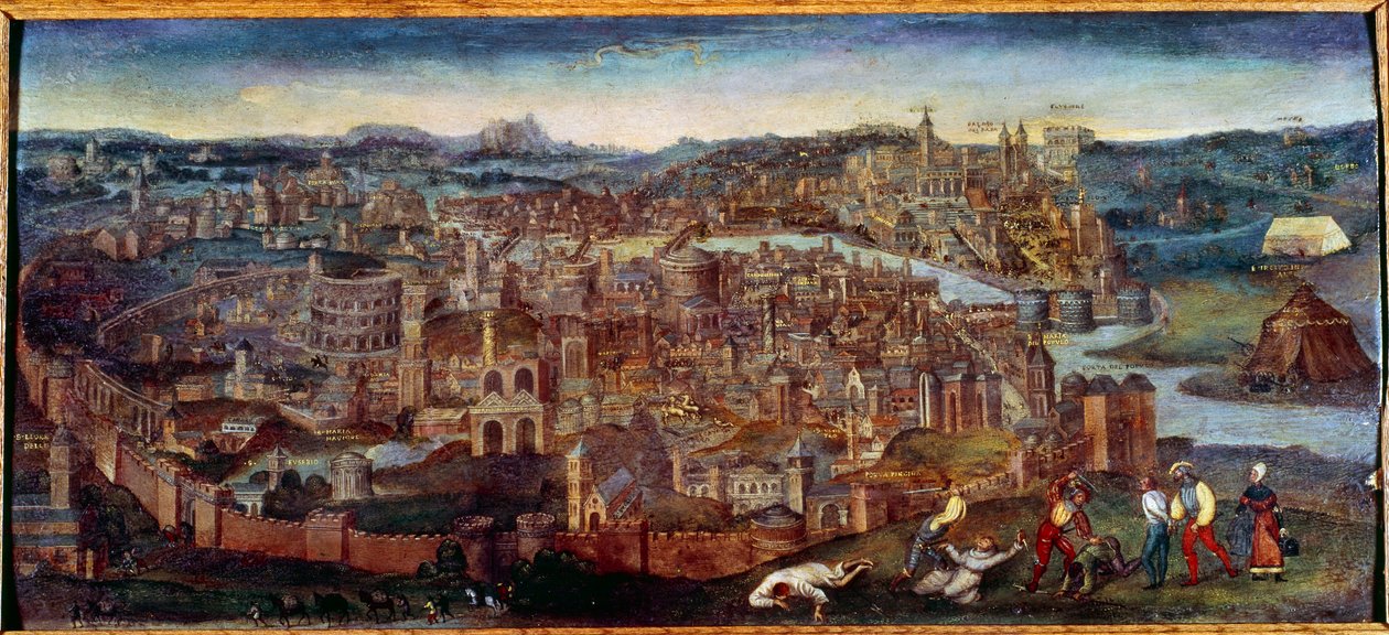 Vista de Roma de Pieter Bruegel the Elder