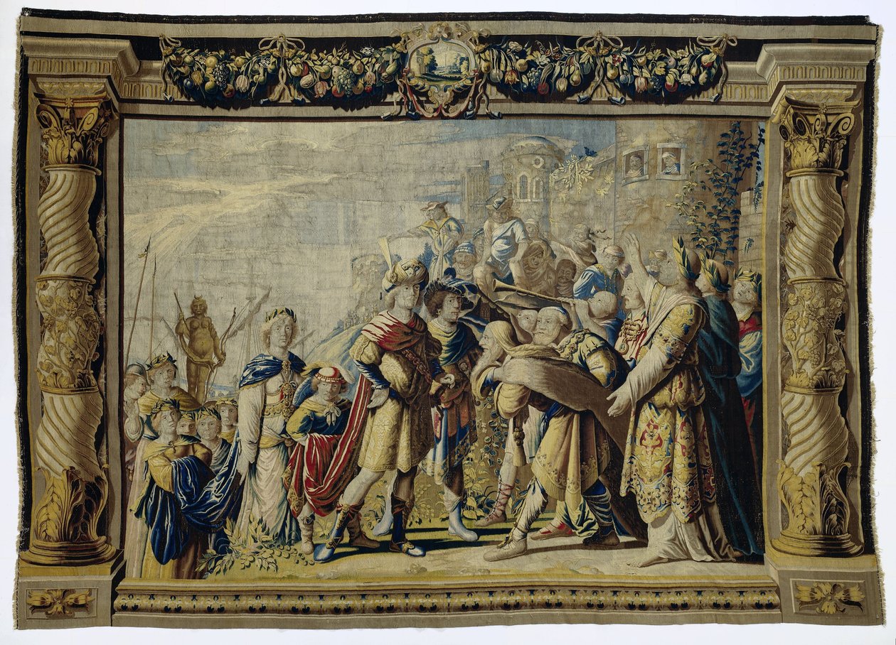 El regreso a casa de Orestes e Ifigenia en Áulide La historia de Ifigenia y Orestes (título de la serie) de Pieter de Cracht