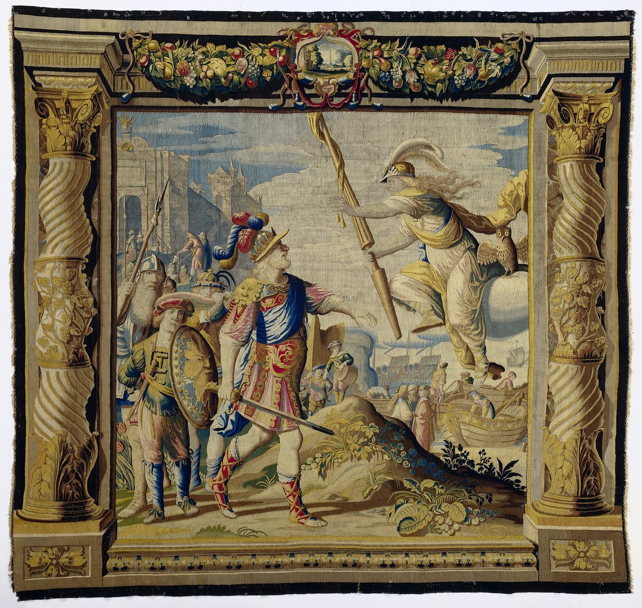 Rey Thaos y la diosa Atenea La historia de Ifigenia y Orestes (título de la serie) de Pieter de Cracht
