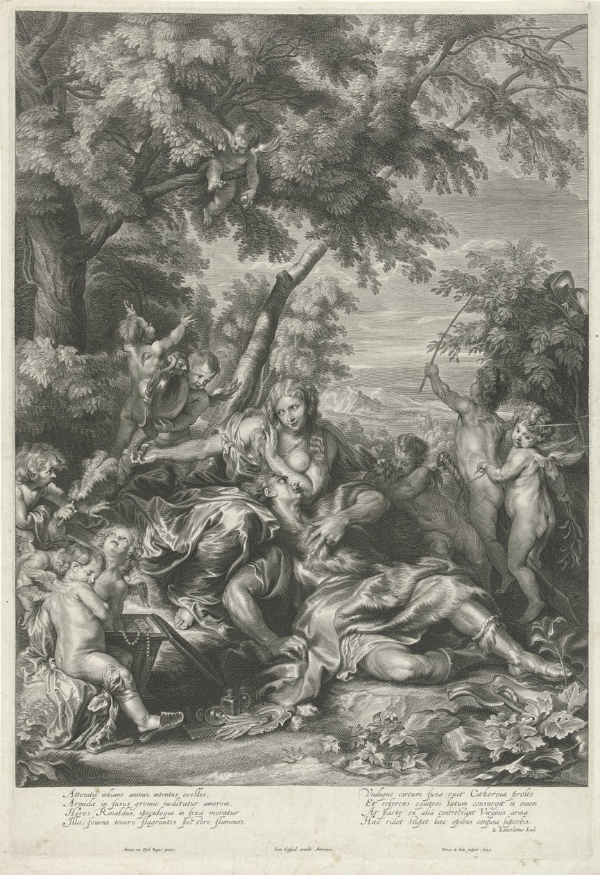 Rinaldo en Armida de Pieter de Jode (II)