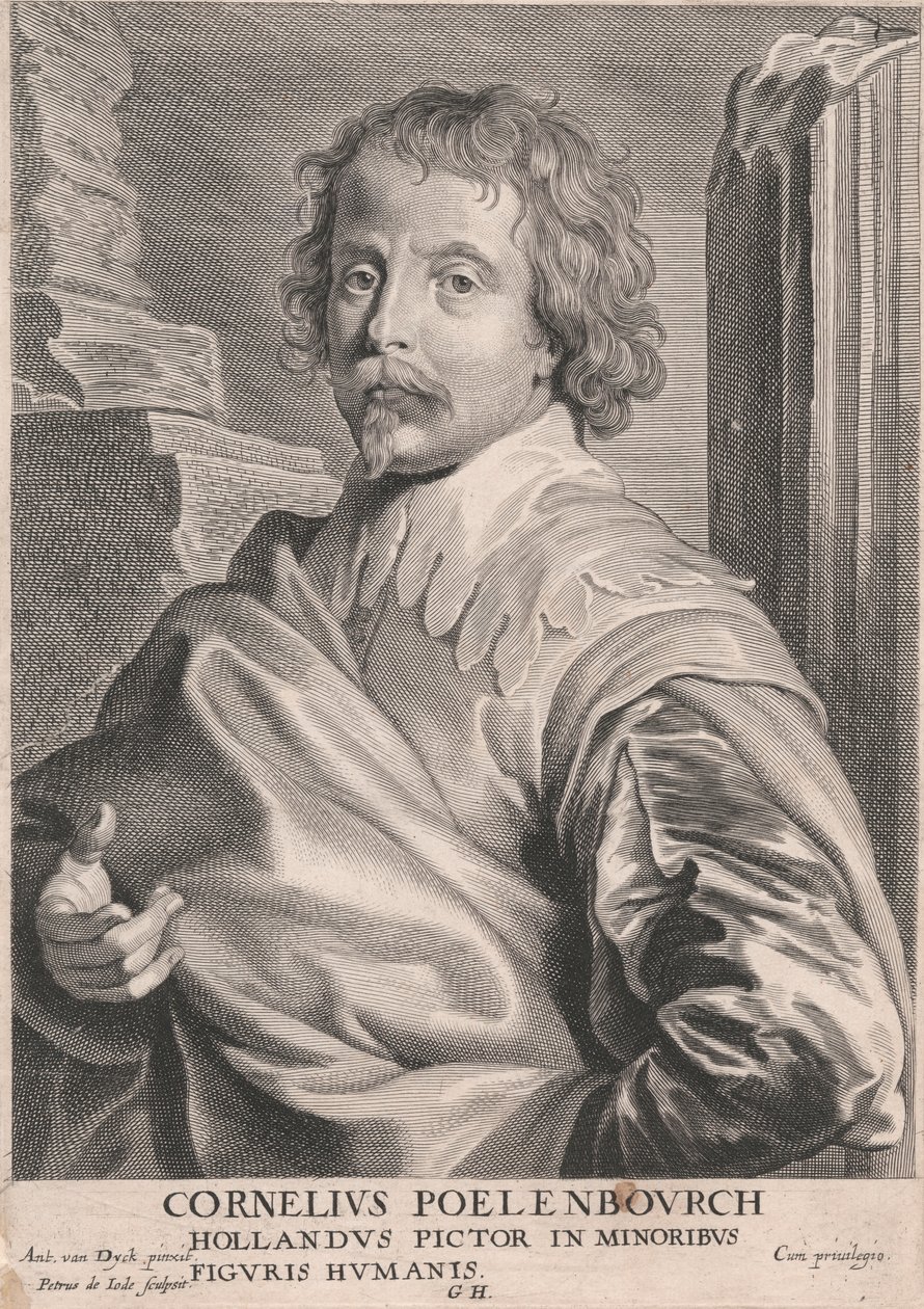 Cornelius Poelenbourch, Hollandus Pictor in Minoribus, Figuris Humanis de Pieter de Jode