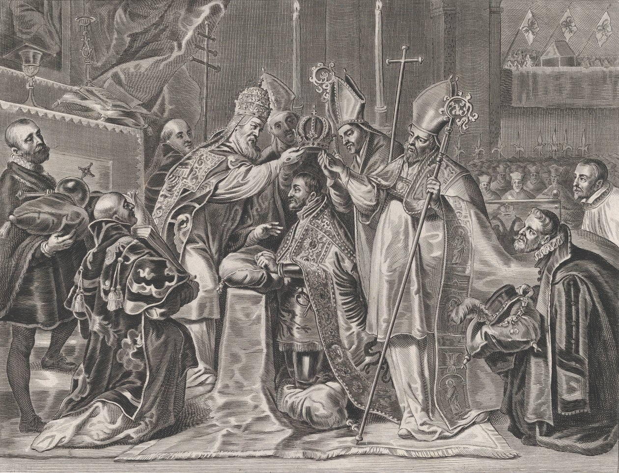 Placa 24: Carlos V coronado emperador por el Papa, de 