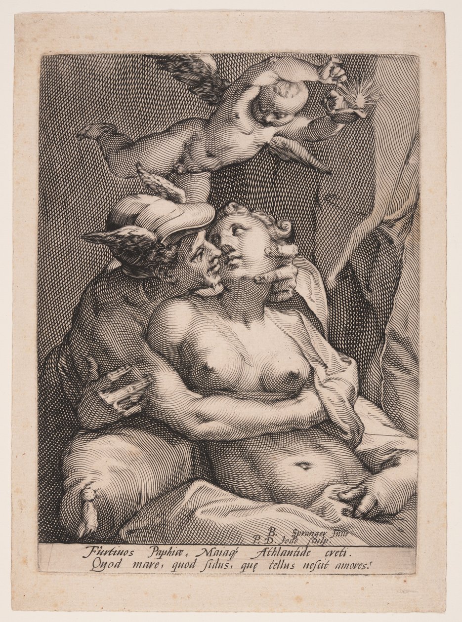 Mercurio, Venus y Cupido de Pieter de Jode I
