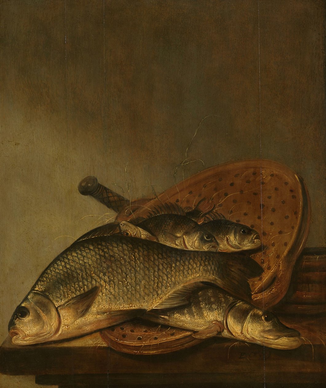 Bodegón con peces de Pieter de Putter