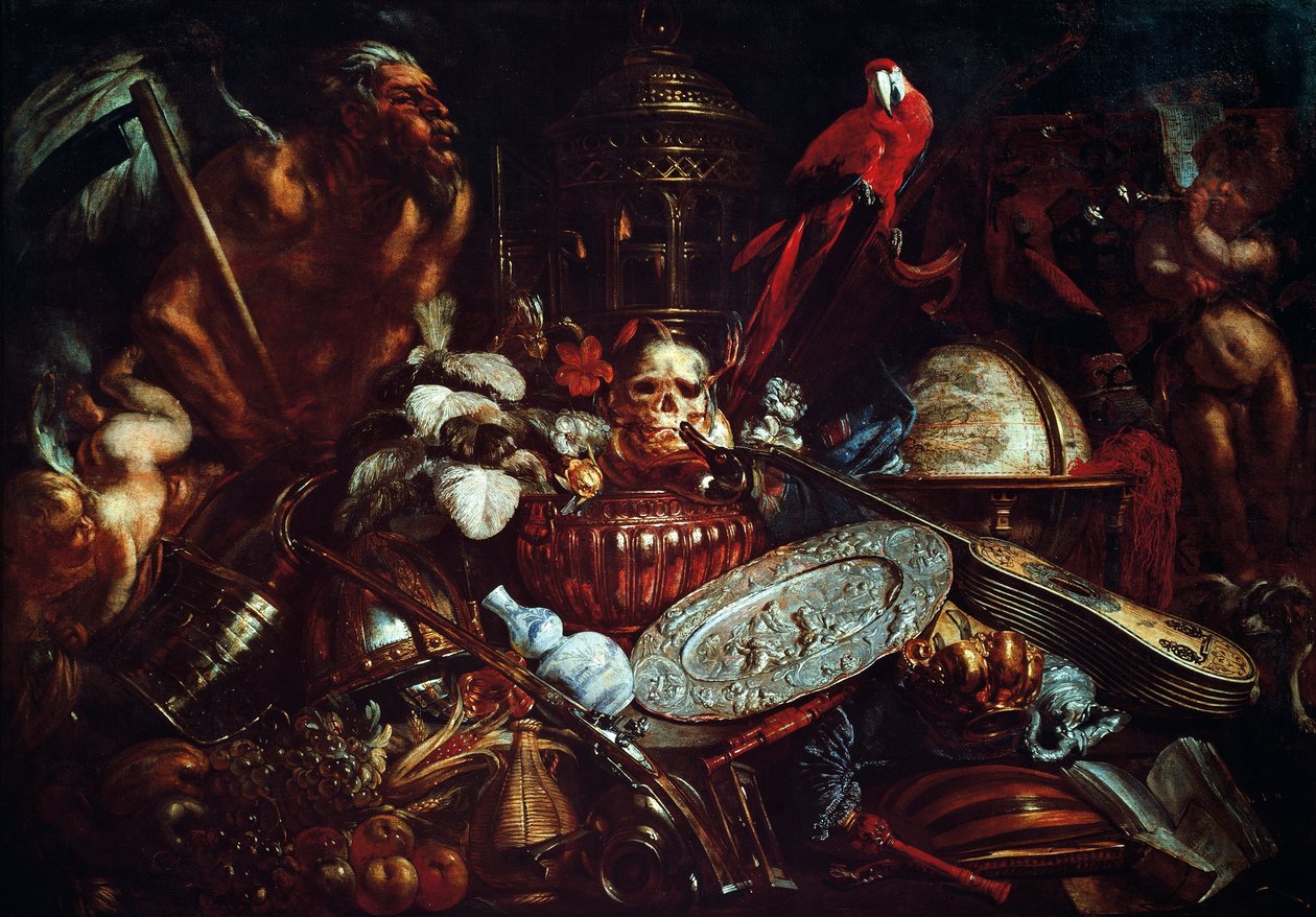 Vanitas, de Pieter Boel (1622-1674), óleo sobre lienzo de Pieter or Peter Boel