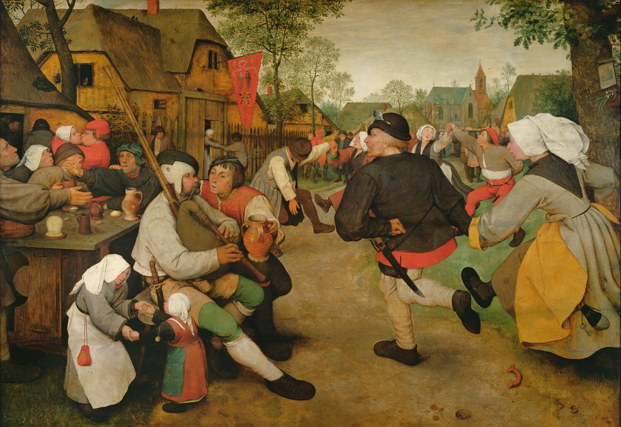 Danza campesina de Pieter the Elder Bruegel