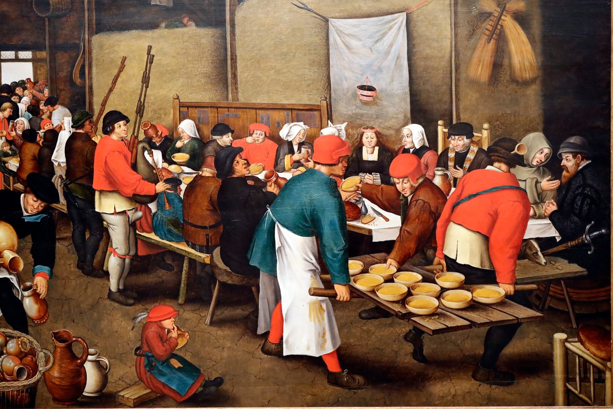 Museo de Évora. Brueghel, Pieter el Joven (c.1564-1638). Banquete de Boda (o Boda Campesina) de Pieter the Younger Brueghel