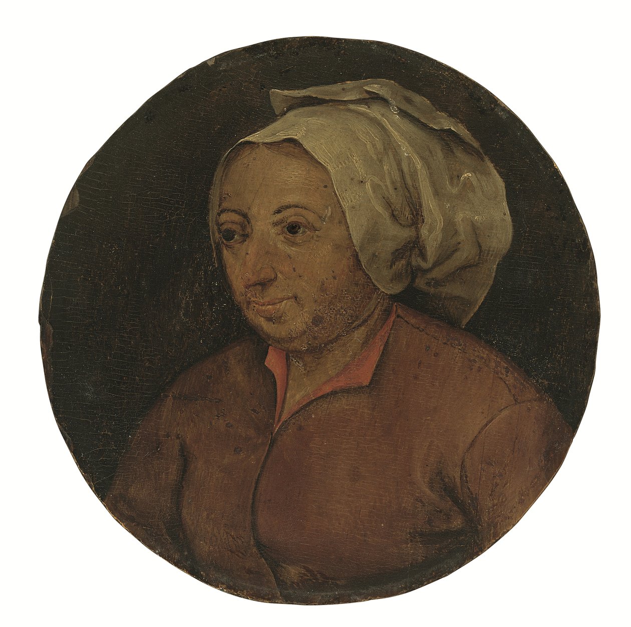 Cabeza de mujer (óleo sobre tabla) de Pieter the Younger Brueghel