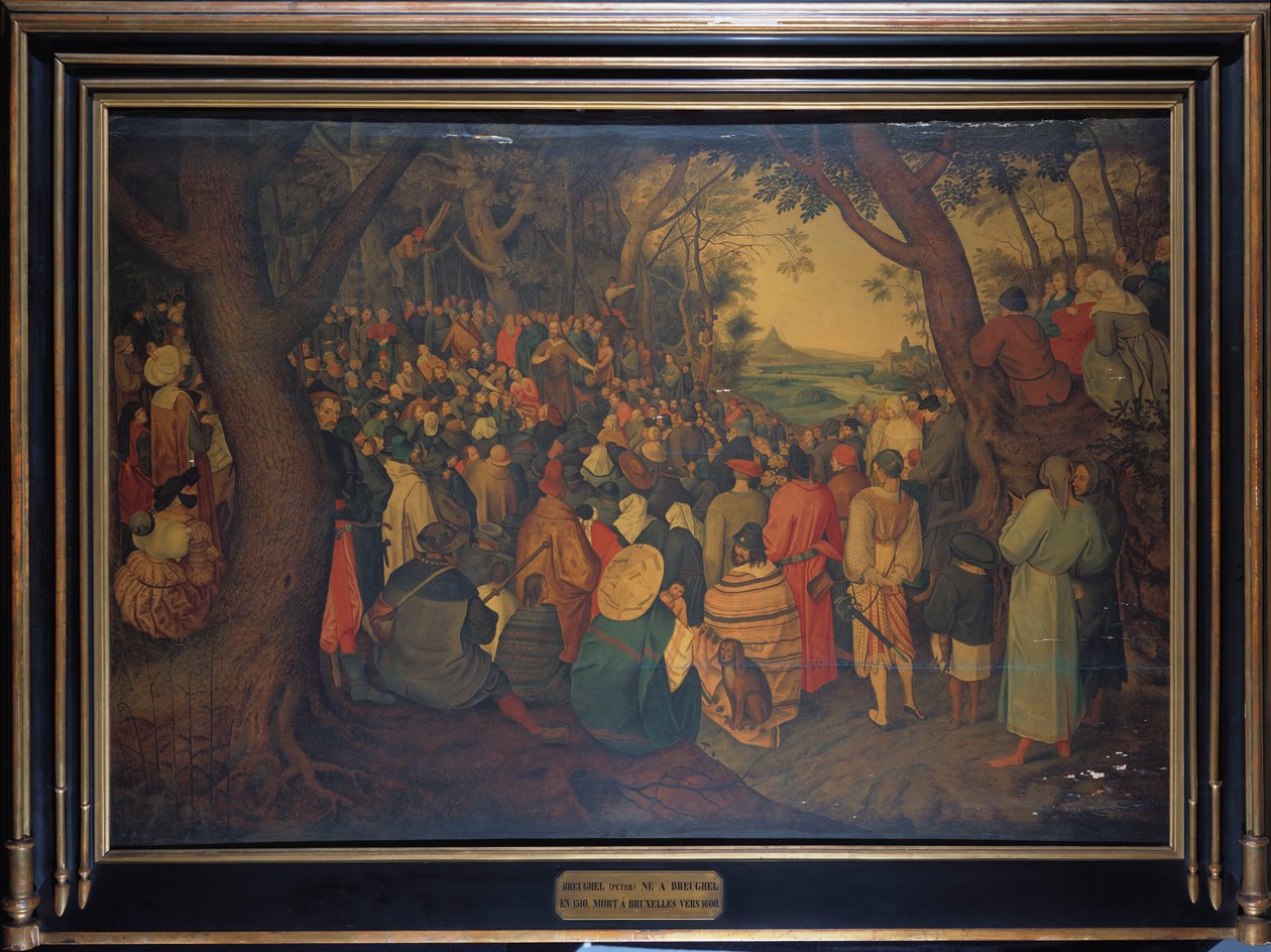 La predicación de San Juan Bautista de Pieter Brueghel the Younger
