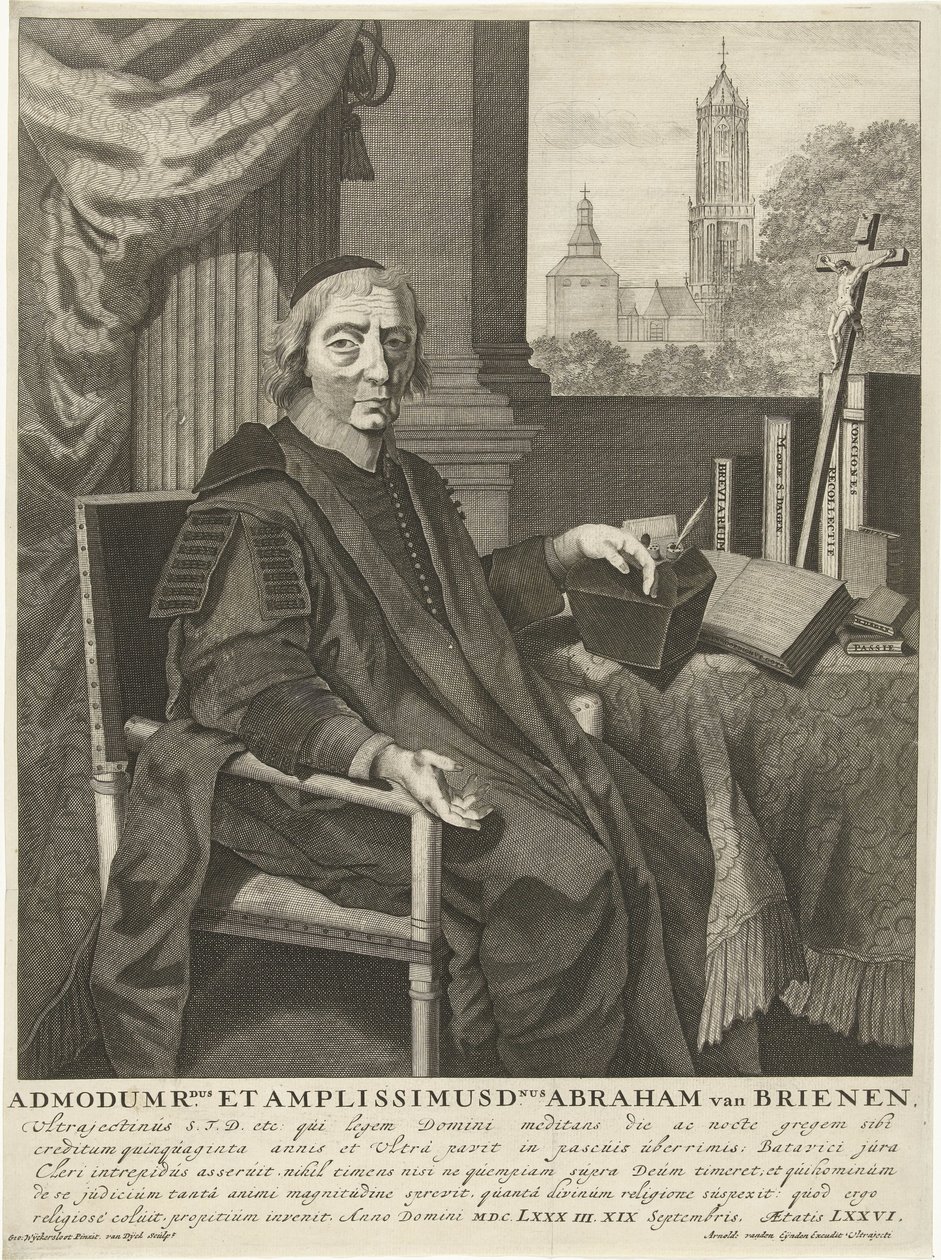 Retrato del pastor Abraham van Brienen de Pieter van Dijck