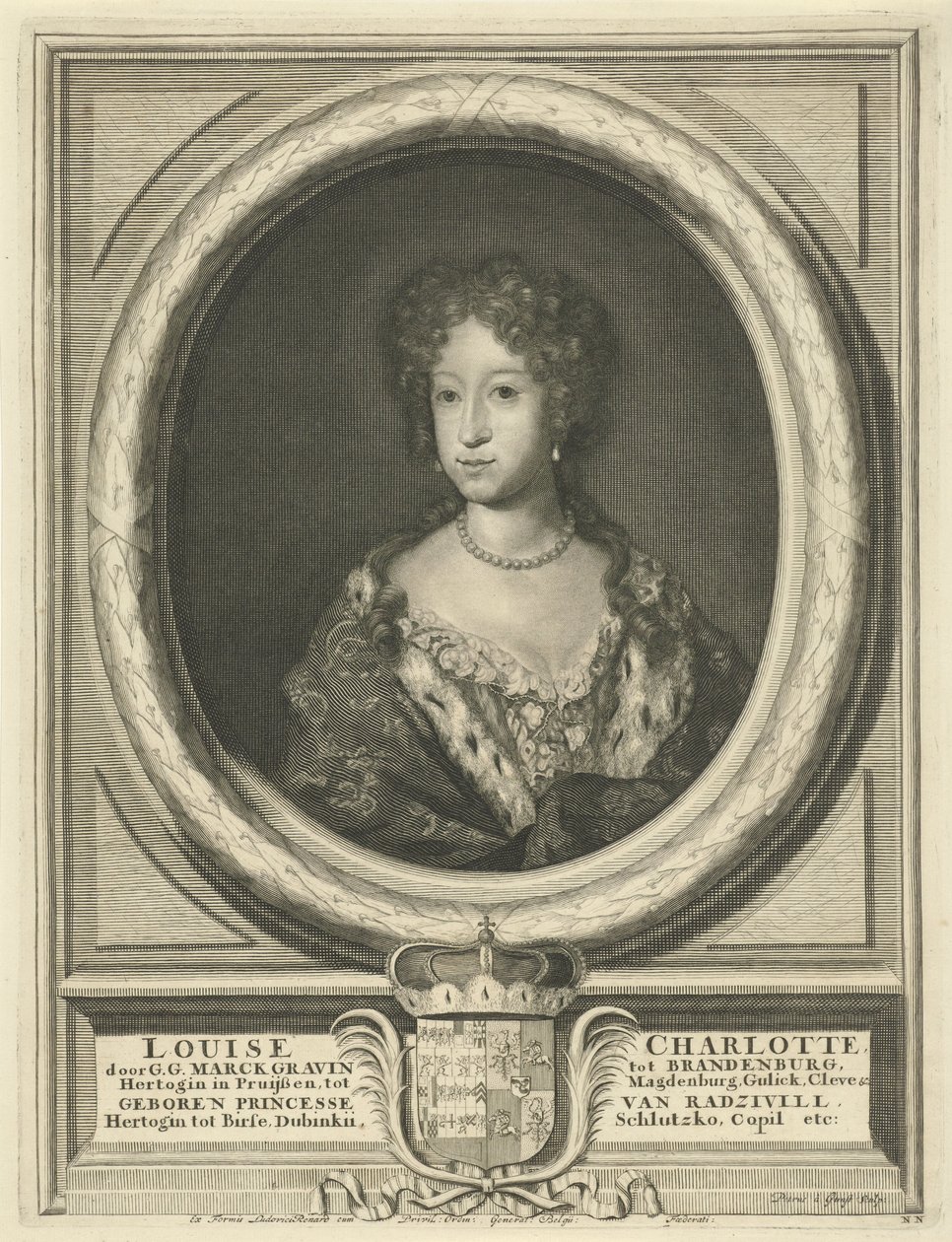 Ludvika Karalina Radzivił. Ludvika Karalina Radziwił (1688-1711) de Pieter van Gunst
