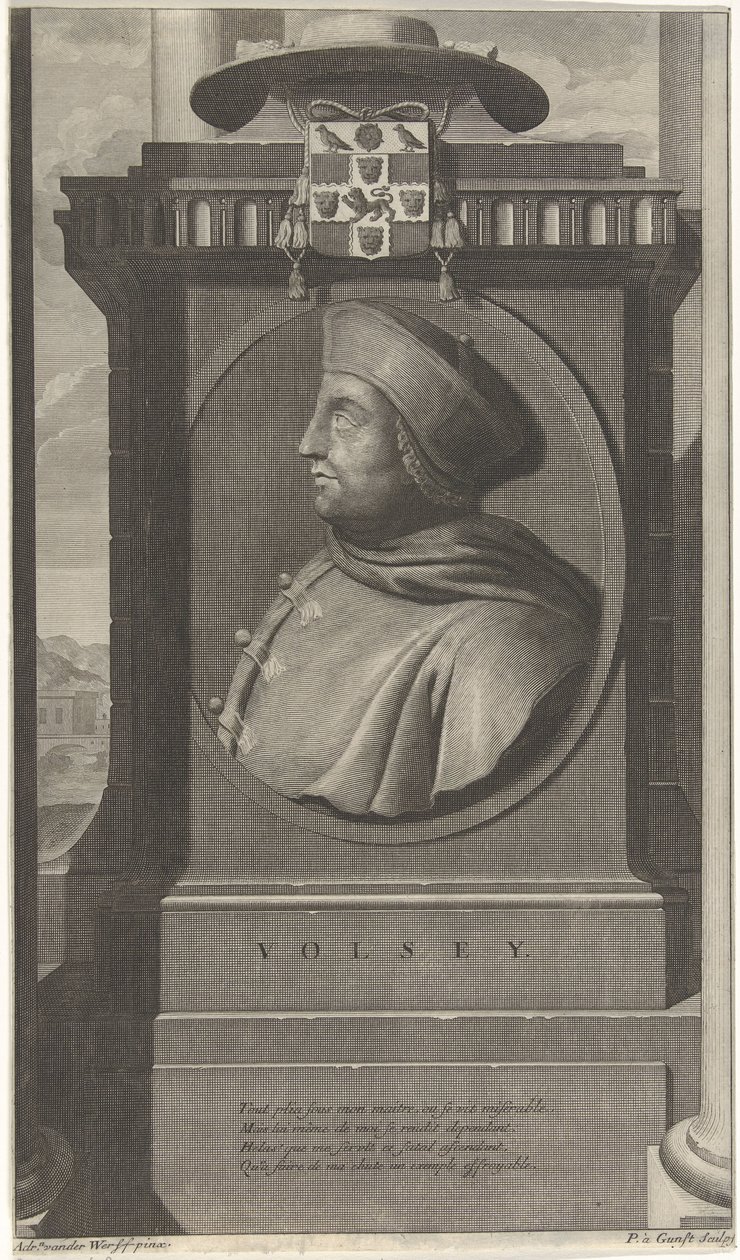 Retrato del cardenal Wolsey de Pieter van Gunst