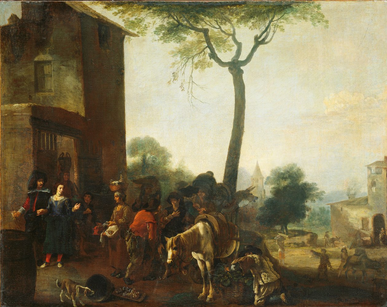 La vendimia de Pieter van Laer