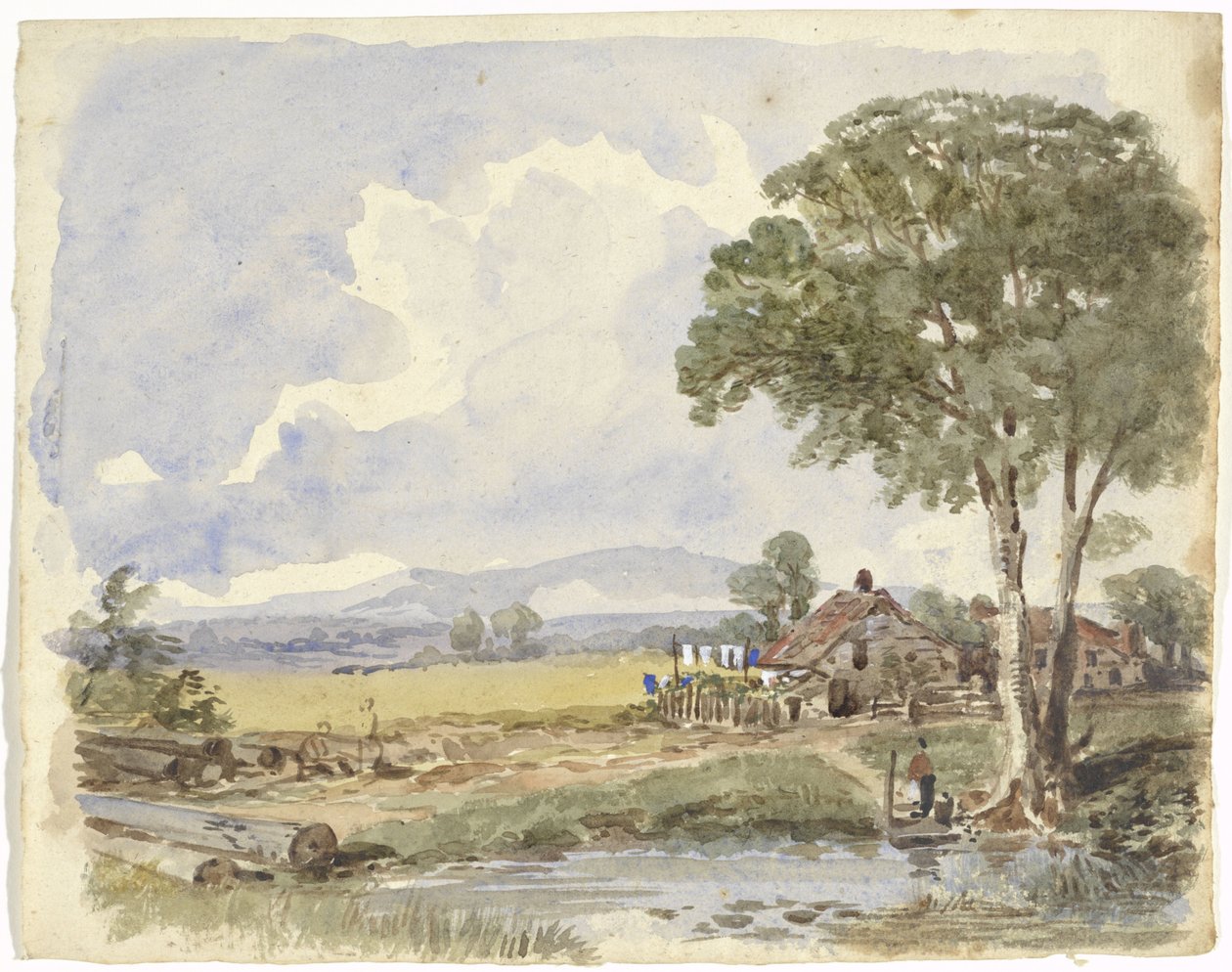Paisaje con granja de Pieter van Loon