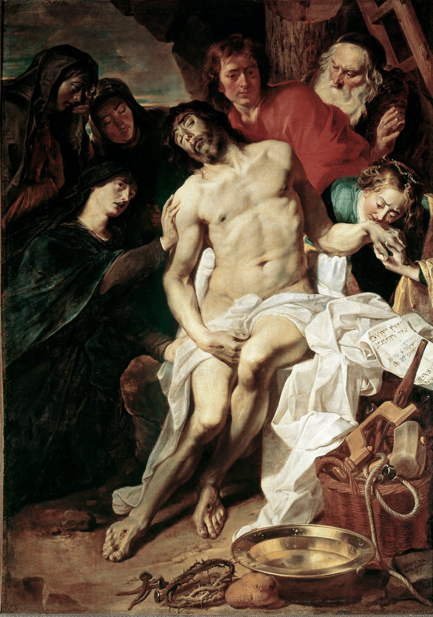 Deposición de Cristo de la cruz de Pieter van Mol