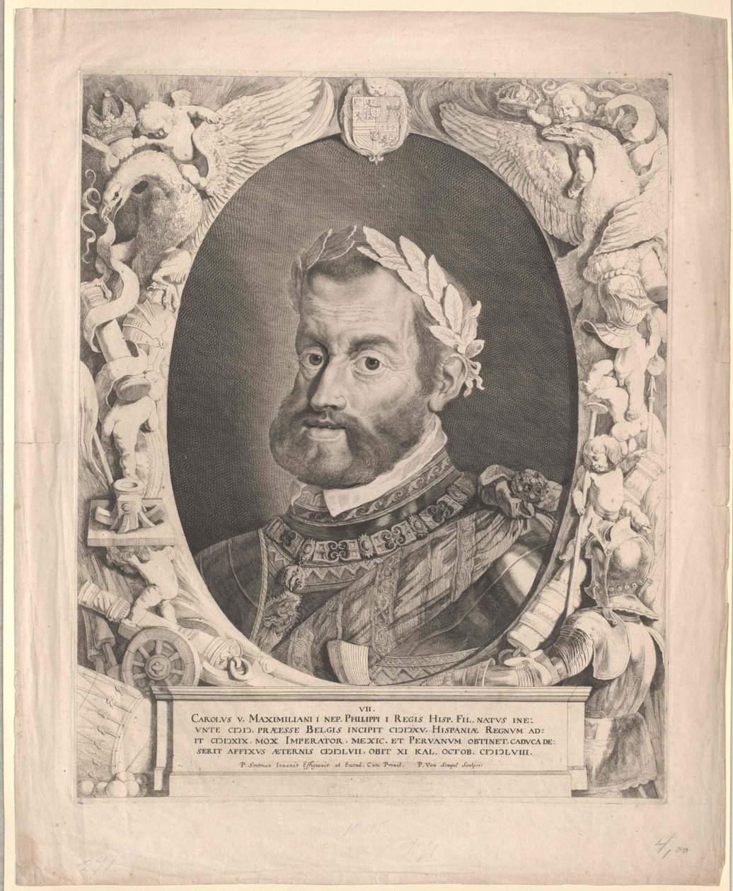 Emperador del Sacro Imperio Romano Germánico Carlos V (imprimir) de Pieter van Sompel