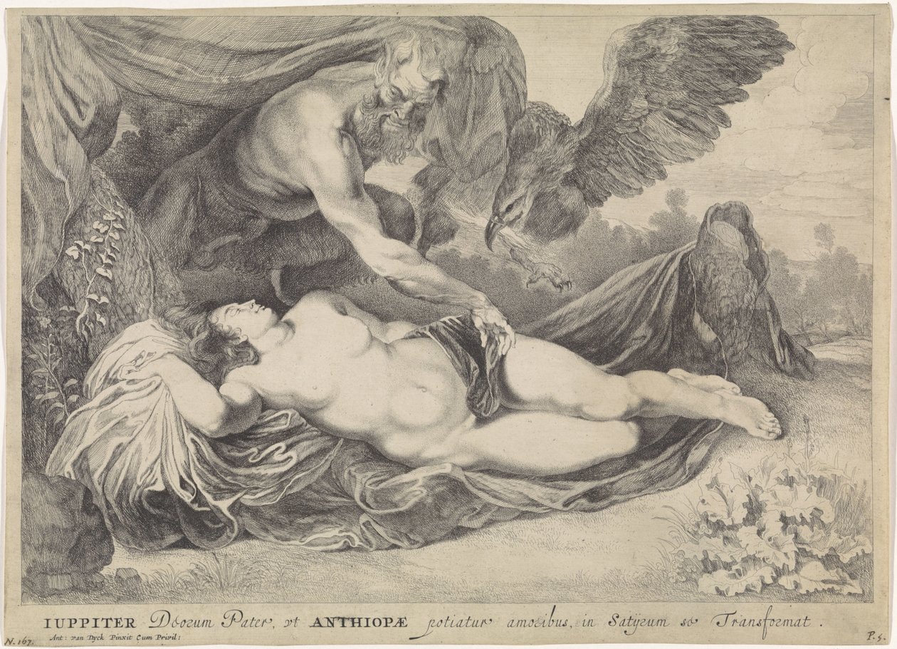 Júpiter y Antiope de Pieter van Sompel