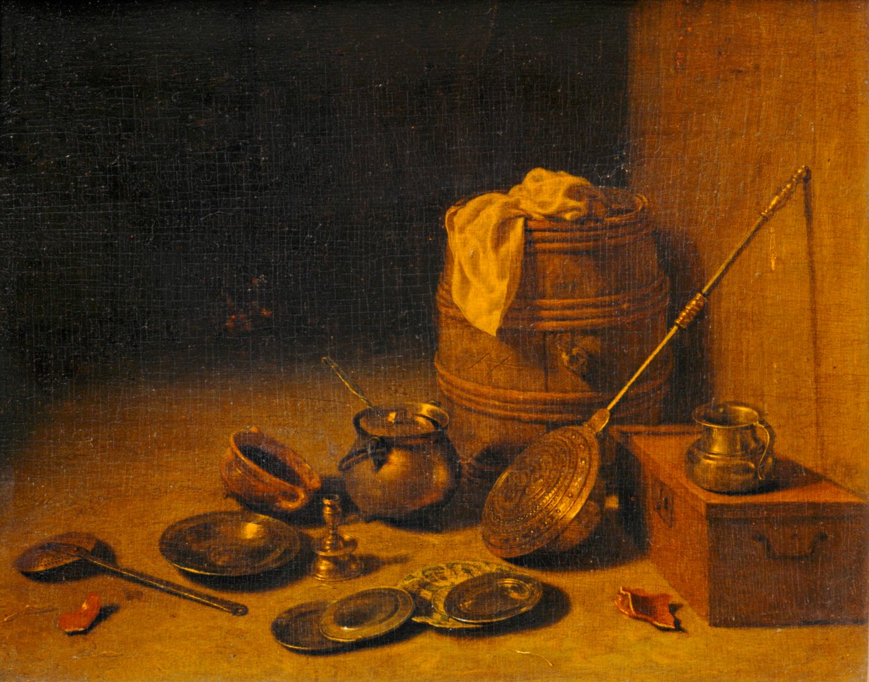 Ustensiles de cuisine - Utensilios de cocina ... de Pieter van den (c.1613-c.73) Bosch