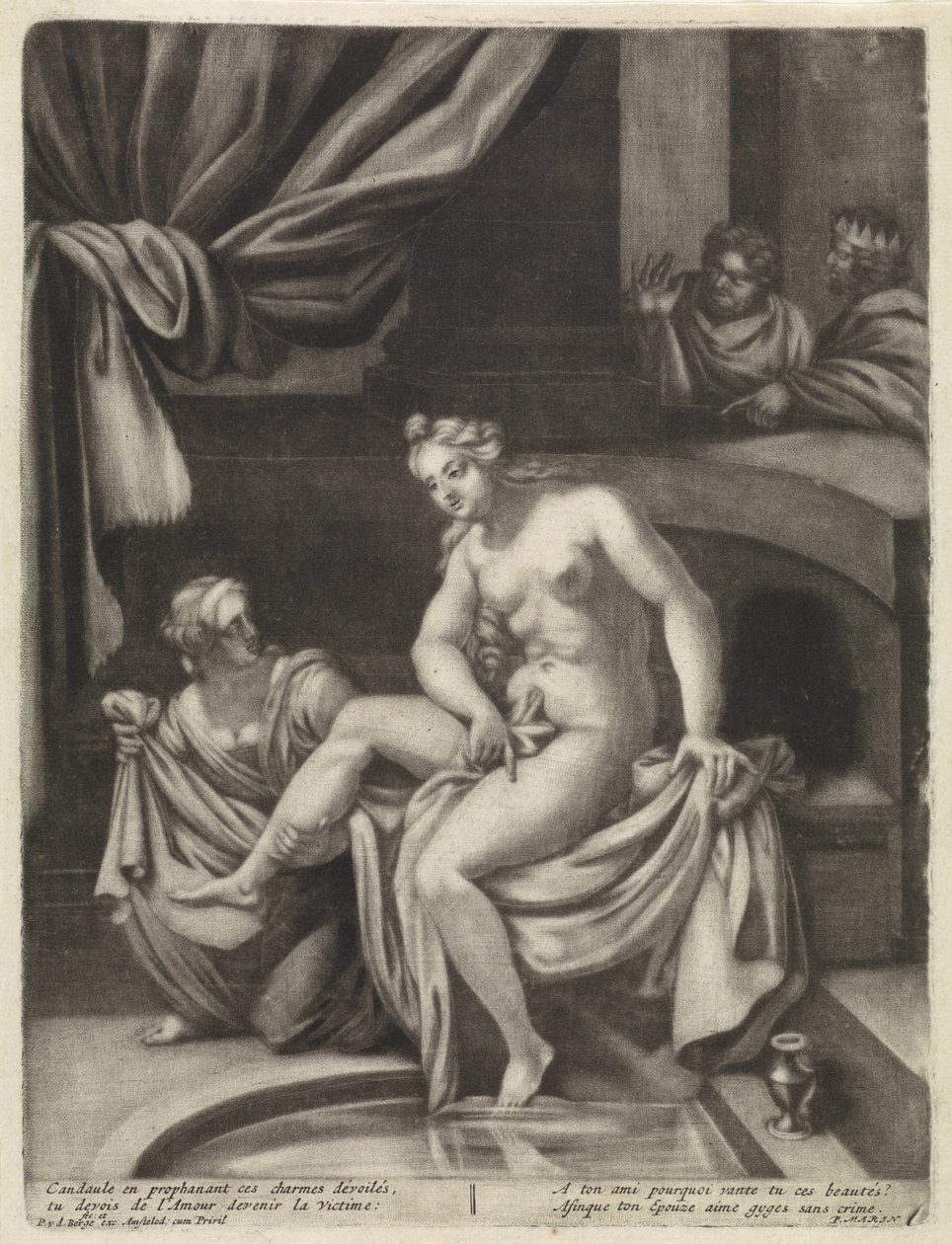David y Betsabé de Pieter van den Berge