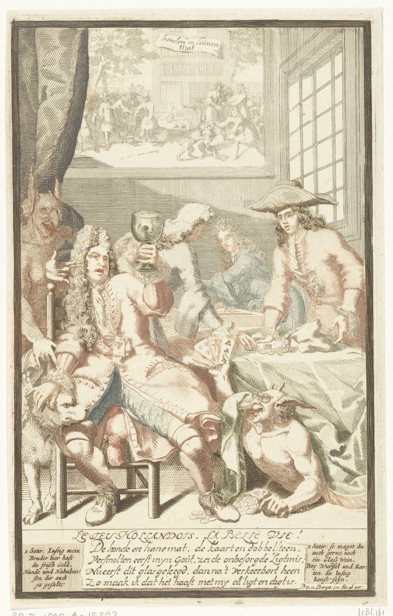 el juego de cartas de Pieter van den Berge