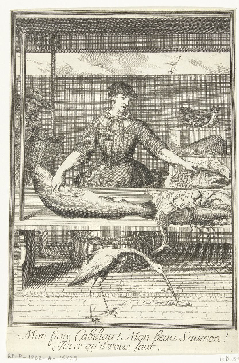 Vendedora de pescado de Pieter van den Berge