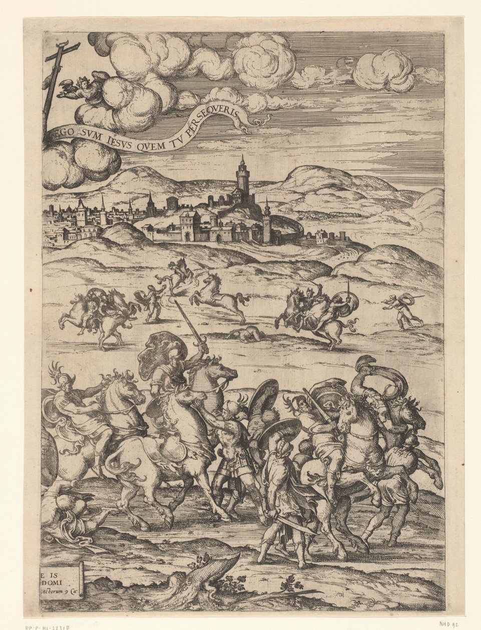 Conversión de Pablo de Pieter van der Borcht (I)