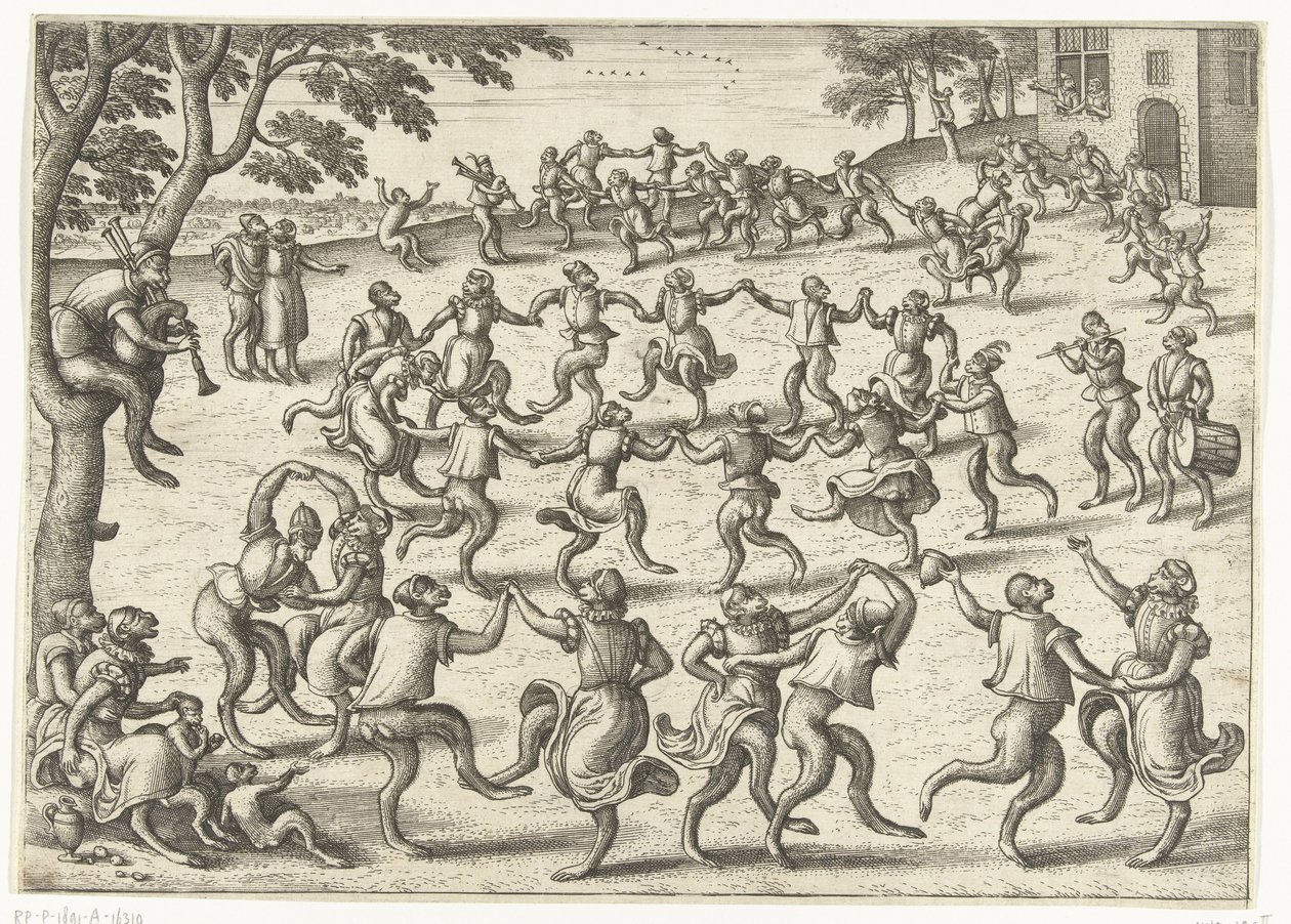 Rondeños Apenspel (título de la serie) de Pieter van der Borcht (I)