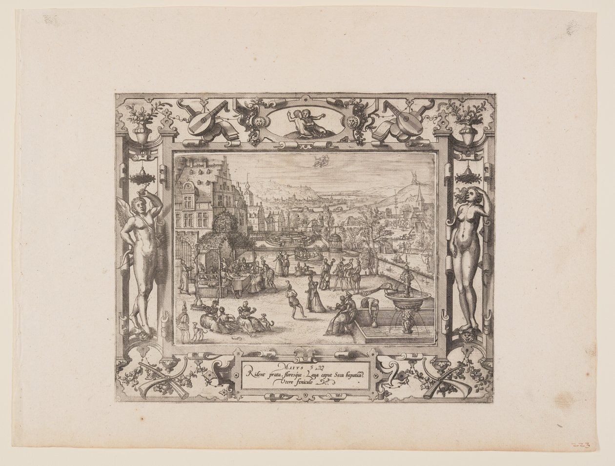 Mayo, de Los Doce Meses de Pieter van der Borcht