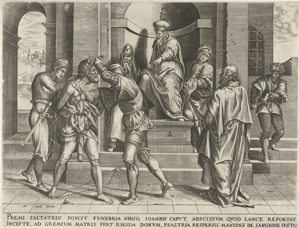 Encarcelamiento de Juan el Bautista de Pieter van der Heyden