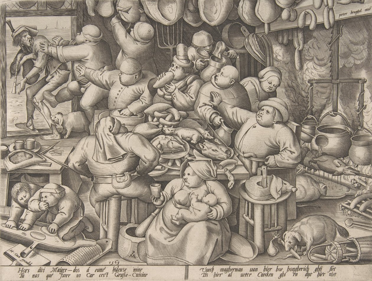 La Cocina Gorda, 1563 de Pieter van der Heyden