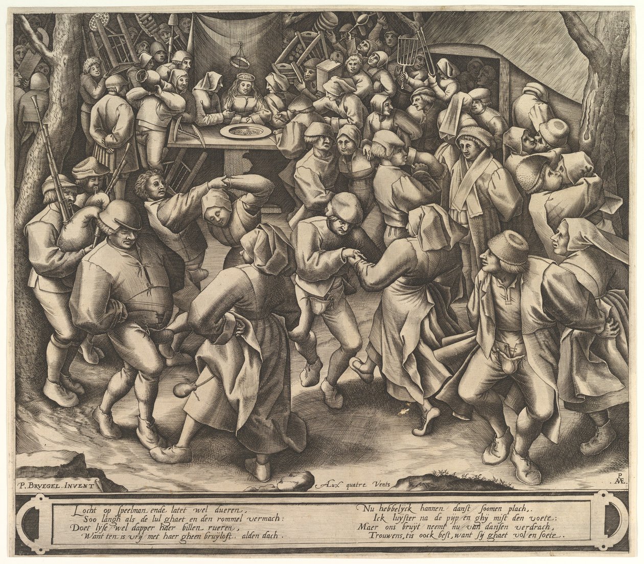 La boda campesina, después de 1570 de Pieter van der Heyden
