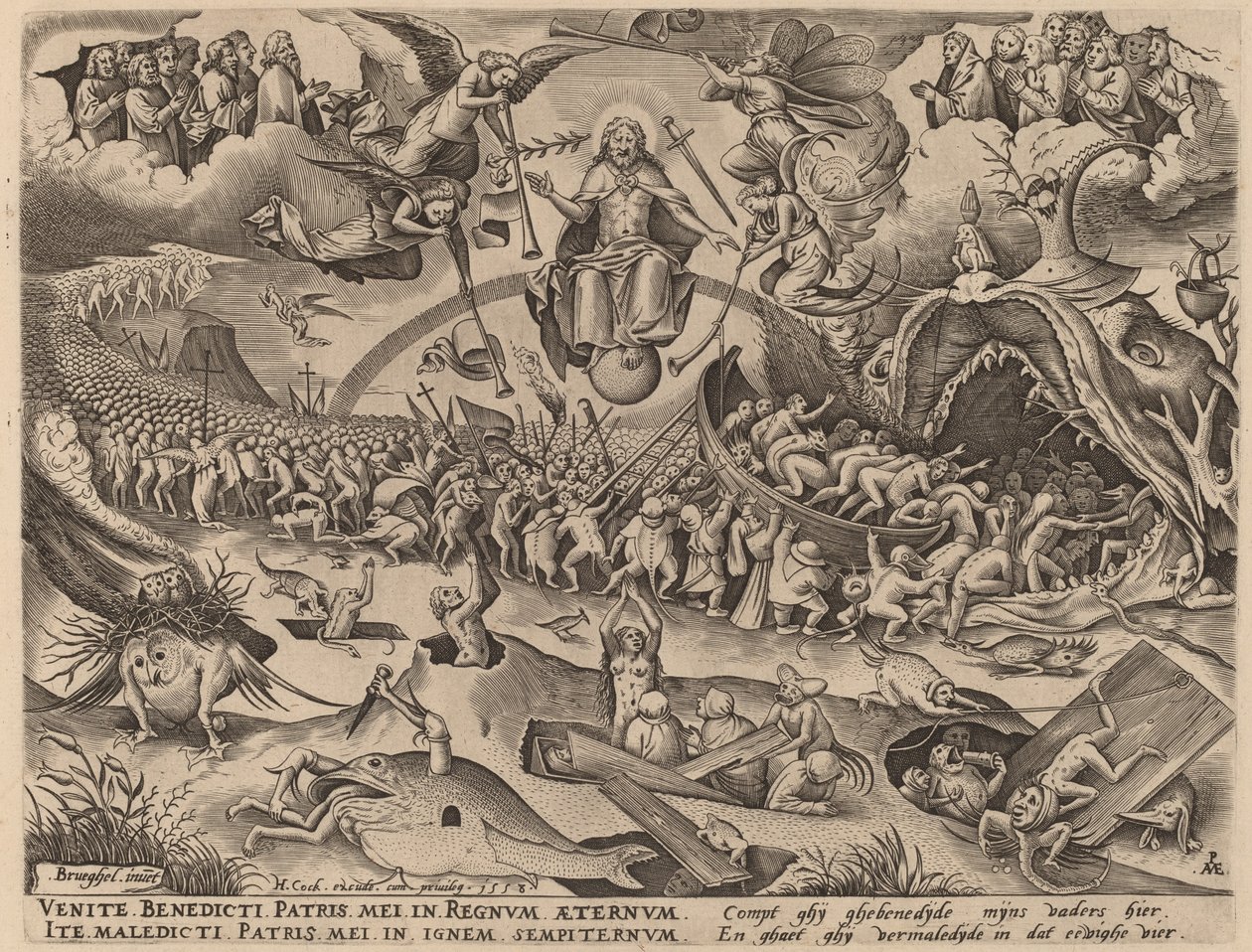 El Juicio Final de Pieter van der Heyden after Pieter Bruegel the Elder