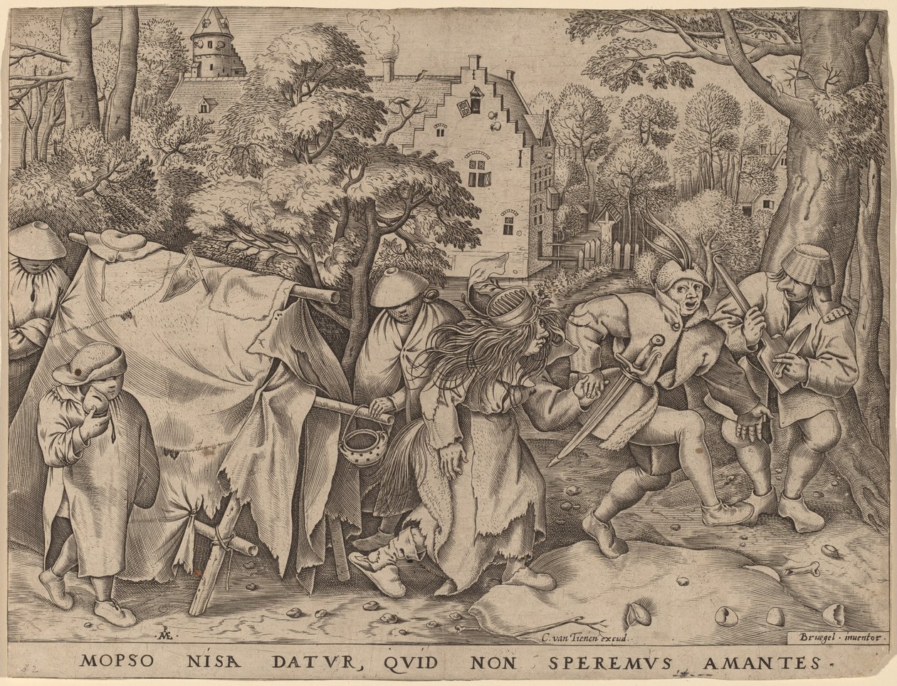 La Boda de Mopsus y Nisa de Pieter van der Heyden after Pieter Bruegel the Elder