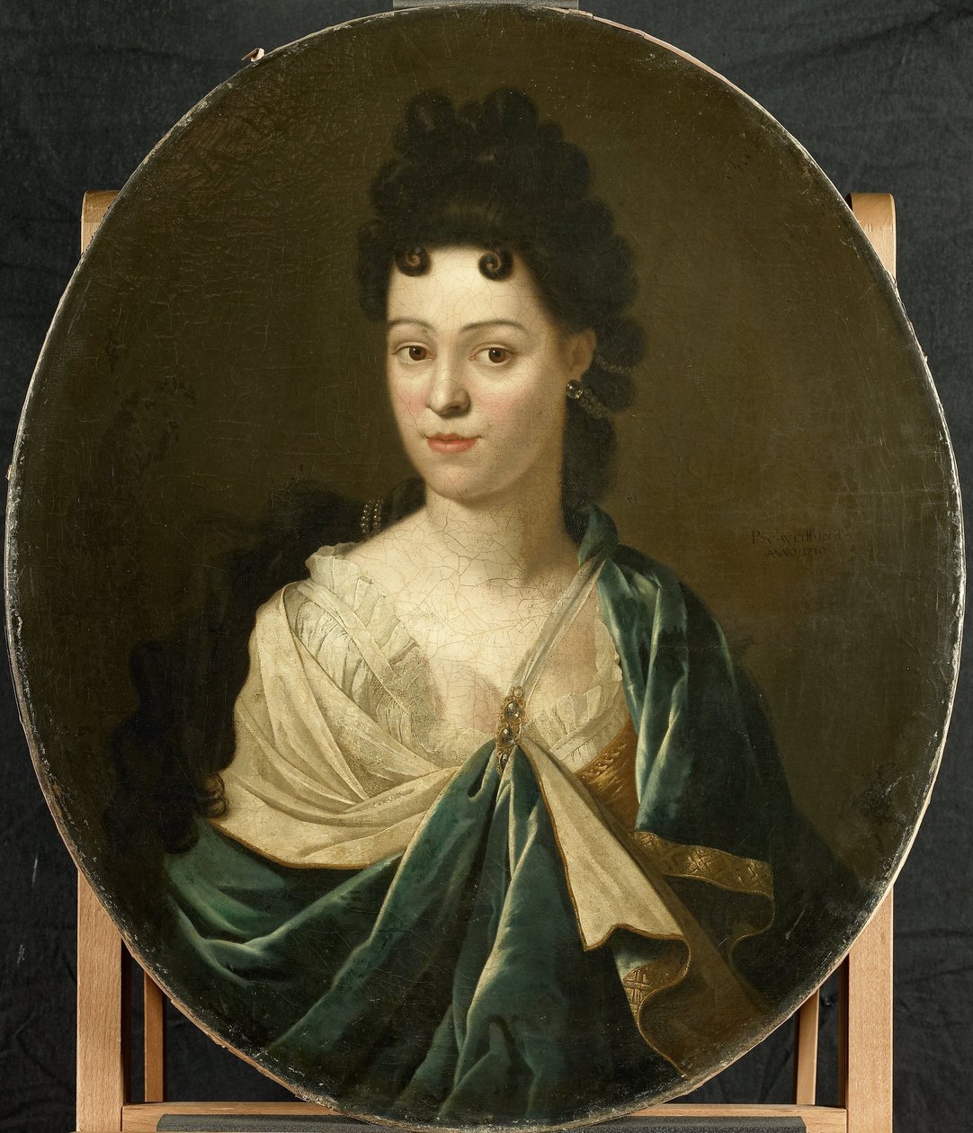 Retrato de la Sra. Brust-Batailhy de Pieter van der Werff