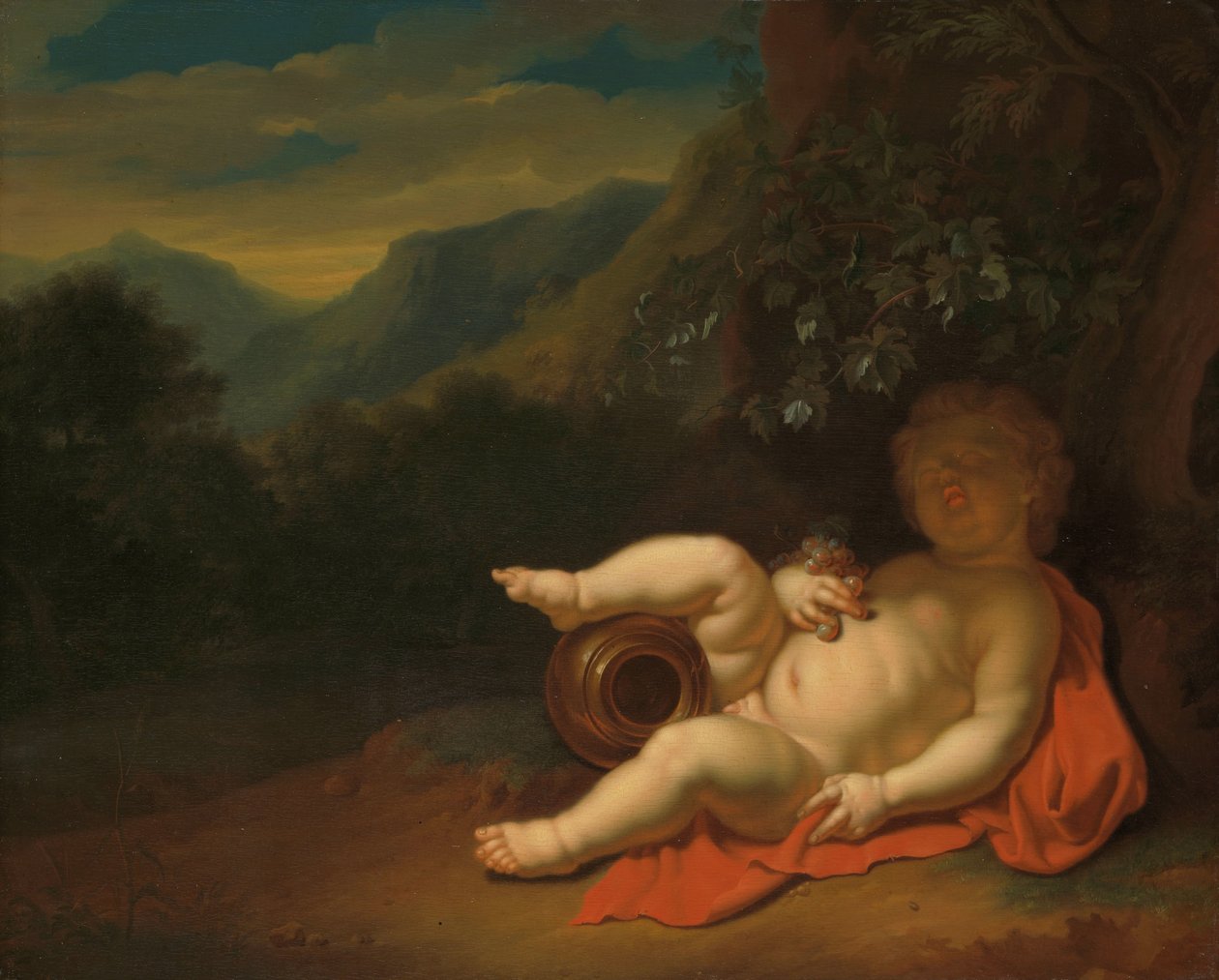 El niño Baco de Pieter van der Werff