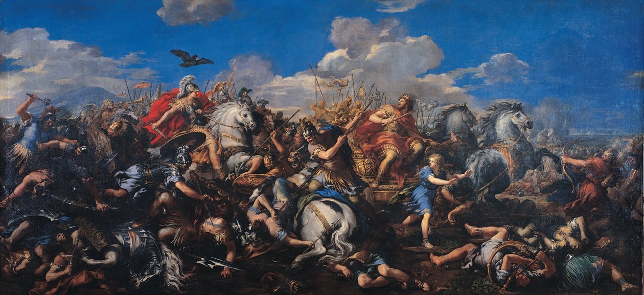 Batalla de Alejandro contra Darío de Pietro da Cortona