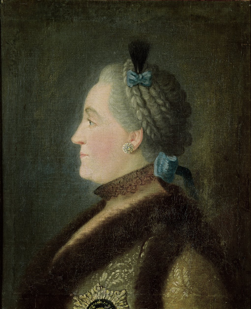 Retrato de Catalina II (1729-1796) de Rusia, después de una pintura de Dimitri Gregorievich Levitsky (1735-1822) de Pietro Antonio Rotari