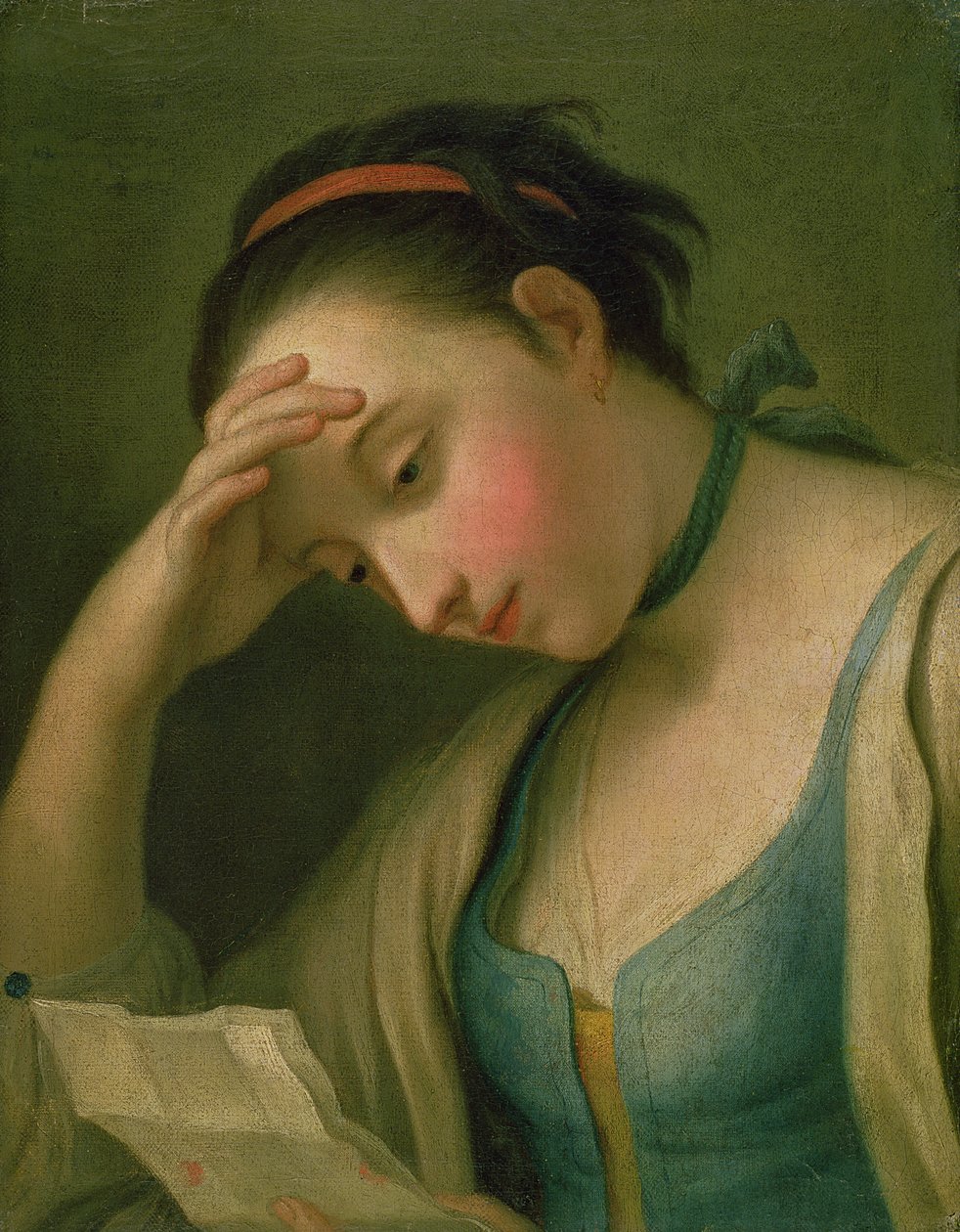 Retrato de una mujer de Pietro Antonio Rotari