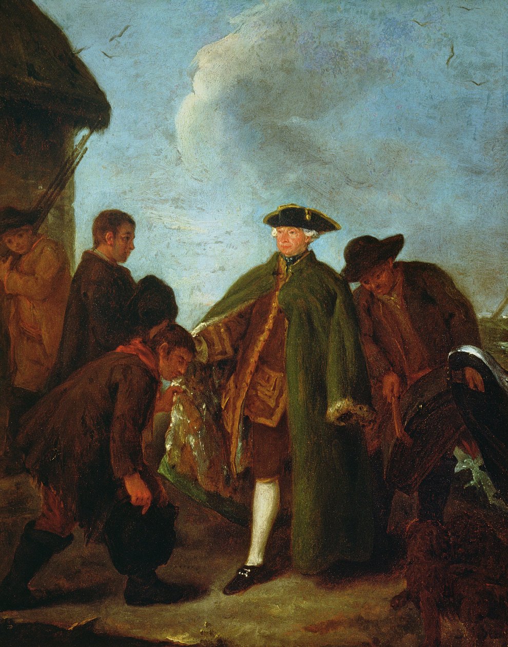 La llegada del noble de Pietro Longhi