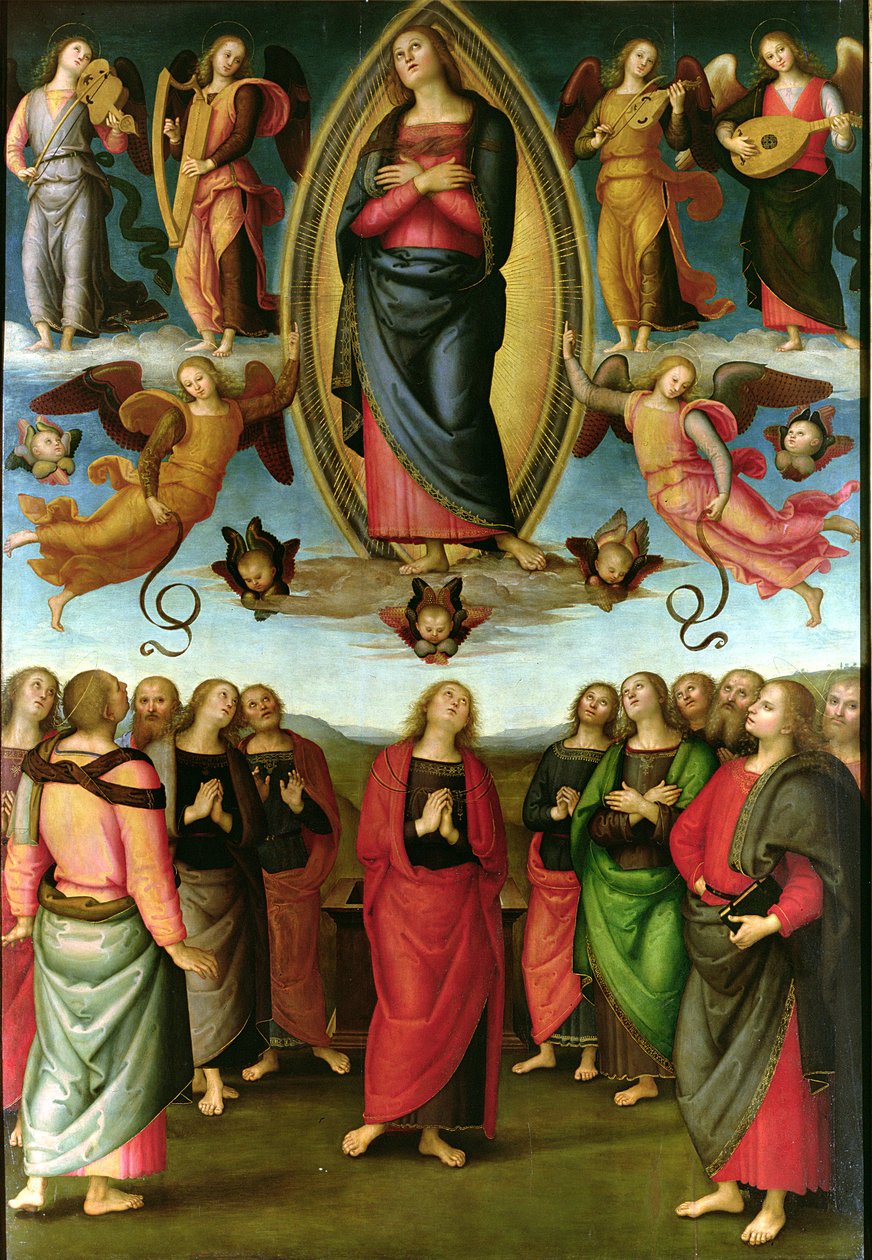 Asunción de la Virgen, 1506 de Pietro Perugino