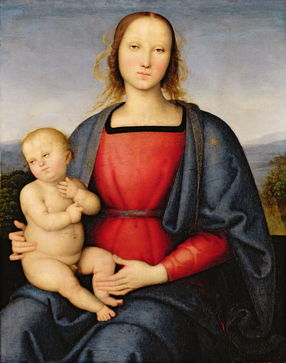 Madonna y Niño, c.1500 de Pietro Perugino