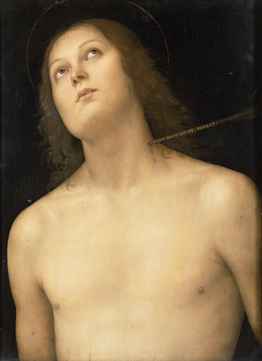 San Sebastián, c.1495 de Pietro Perugino